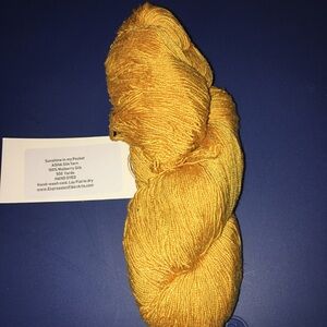 Asha Silk by Expression Fiber Arts. 100% Silk. Sunshine in My Pocket Colorway.